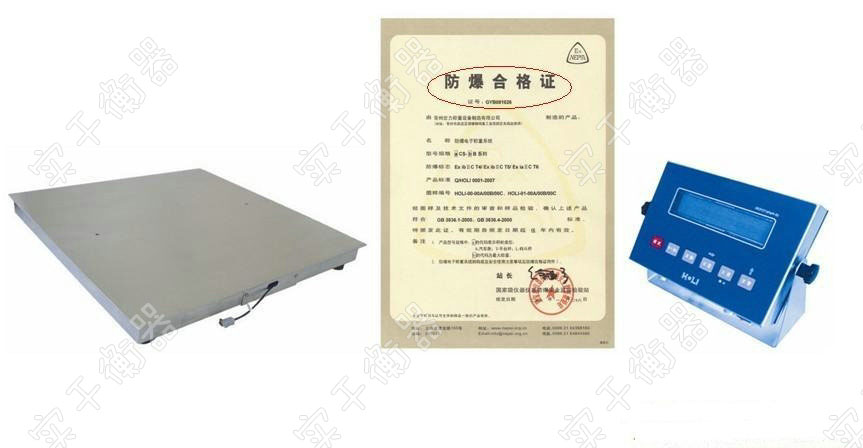 防爆1噸電子地磅